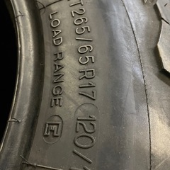 グッドリッチBF GoodRich 17インチホワイトレター 265/65/r17の画像