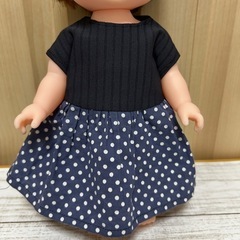 人形のワンピース  レミンちゃん ソランちゃん メルちゃんなどに ハンドメイド ❁¨̮の画像