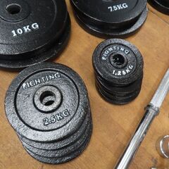 ♪FIGHTING ROAD/ファイティングロード バーベル ウェイト60kg♪の画像