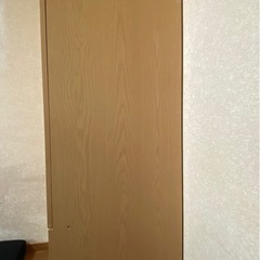 【更新・値引き】ワードローブ  木目調 シンプルデザイン （ たんす タンス 収納 完成品 ）の画像