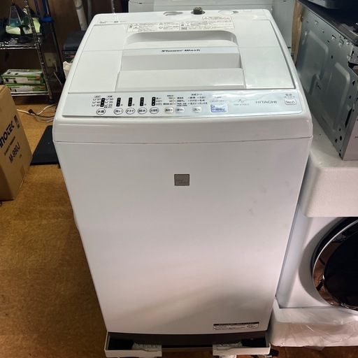激安✨HITACHI 2019年製‼️showerWASH 7kg 日立全自動洗濯機