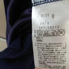 値下げ ワンピース 紺の画像