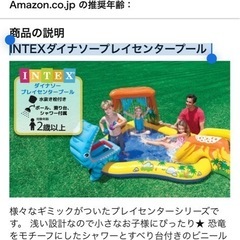 INTEXダイナソープレイセンタープールの画像
