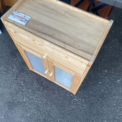 リサイクルショップどりーむ荒田店　No3570 棚　扉メッシュタイプ　小棚の画像