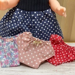 人形の下着3点セット レミンちゃん ソランちゃんなどに ハンドメイド ❁¨̮の画像