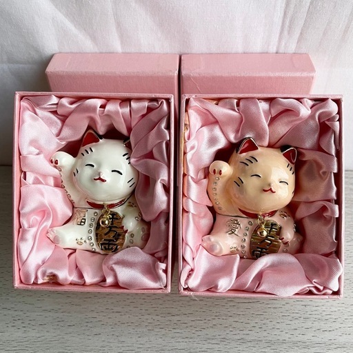 ☆お値引可能☆【極美品】PIEARTH ジュエリーボックス 招き猫 2個セット