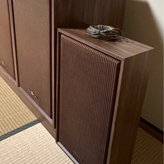 ONKYO 4チャンネルサラウンドスピーカー　木製フレーム
の画像
