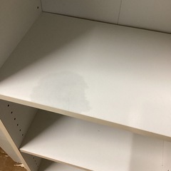 万代店　本棚 カラーボックス白 5段の画像