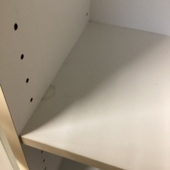 万代店　本棚 カラーボックス白 5段の画像
