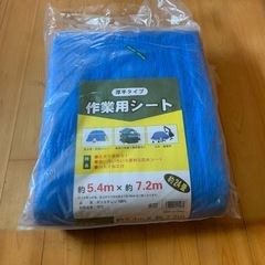ブルーシートの画像