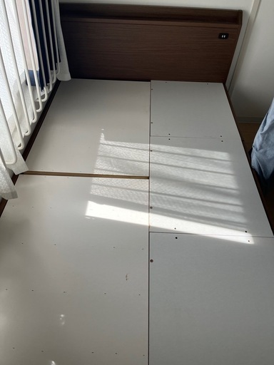 ニトリゼミダブルベッドとマットレス（SD）