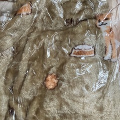ひざ掛け(犬柄の画像