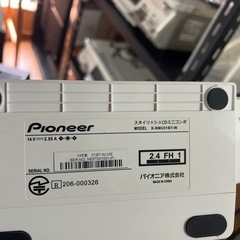 🎵Pioneer X‑SMC01BT ミニコンポ✨Bluetooth/CD/FM/AM搭載／壁掛けOK!の画像