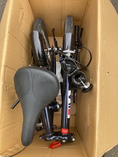 未使用だと思います 折りたたみ自転車
