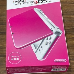 【美品】Newニンテンドー3DSLL本体 ピンク/ホワイト