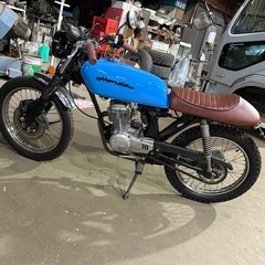 ホンダHONDA CB50 JX　カフェレーサー仕様 部品取り丸車ありの画像