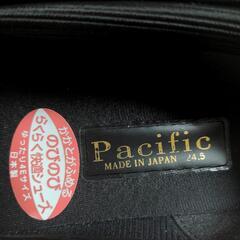 未使用　パシフィック　Pacific 介護用シューズ 黒 24.5cm　EEEE　コンフォートシューズの画像
