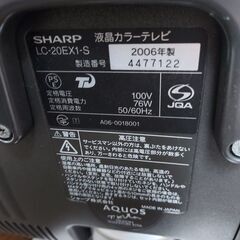 古いテレビの画像