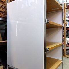 MUJI ステンレスユニットシェルフ オーク材 4段 収納 家具 キッチン 無印良品 良品計画 ラック 棚 札幌市 中央区 南12条の画像