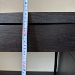 IKEA ミッケ デスク＋ワゴン セット（ブラックブラウン） の画像