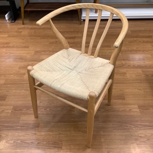 ダイニングチェア　ペーパーコード　ナチュラル　【トレファク　川越店】