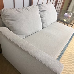 ニトリ3人掛けソファの画像