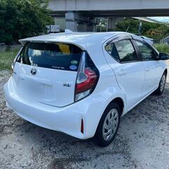 左F側事故車 現状販売 試運転可 車検残有り 修理して乗って頂ける方に！H30 アクア ETC/ナビ・バックカメラ付きの画像