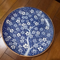 花柄大皿