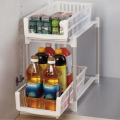 ニトリNスライドトレー2段ラックの画像