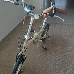 折りたたみ自転車6変速ギアの画像
