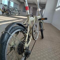 折りたたみ自転車6変速ギアの画像