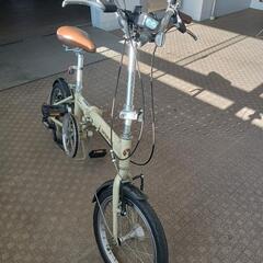 折りたたみ自転車6変速ギアの画像