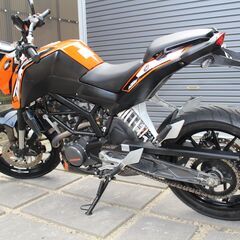 岡山発 KTM　DUKE125　自賠責保険有りの画像