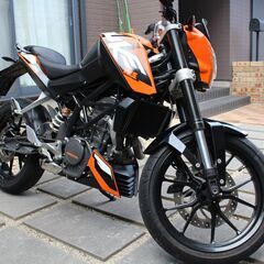 岡山発 KTM　DUKE125　自賠責保険有りの画像