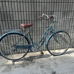 26インチ　5段階変速　オートライト付　自転車