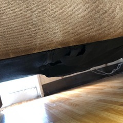 リクライニング ソファベッド 177×90cm ブラウン の画像