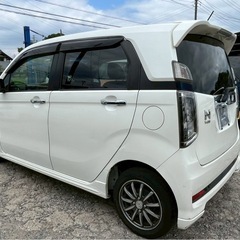【支払総額19.8万円】h26年式N-WGNカスタム車検令和9年6月機関良好エアコンバッチリ♩修復歴無し CTBA フルセグTV バックカメラ人気のパールホワイトの画像
