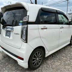 【支払総額19.8万円】h26年式N-WGNカスタム車検令和9年6月機関良好エアコンバッチリ♩修復歴無し CTBA フルセグTV バックカメラ人気のパールホワイトの画像