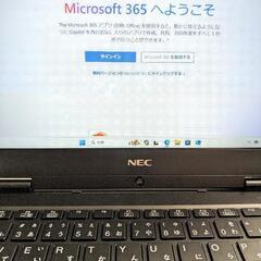 ✨大特価超美品バッテリー良 NEC VersaPro VH VKT13/H-4 Corei5メモリ8GB SSD128GB の大容量 軽量薄型約917g  12.5インチFHD の画像