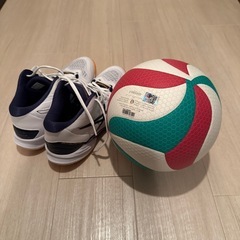 検定球バレーボール(高校生)　バレーボールシューズ27cm