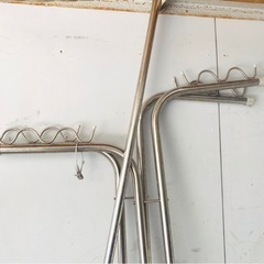 物干し台　屋外　ステンレス　 ベース付き　の画像