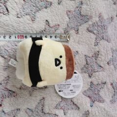 お文具といっしょ プリンさん ぬいぐるみキーホルダー (美品)