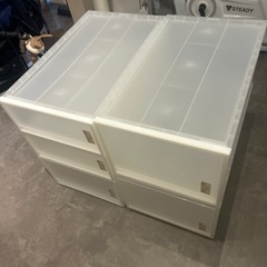 無印良品 引き出し式収納ボックス まとめ売りの画像