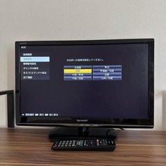 SHARP カラーテレビ 22インチ