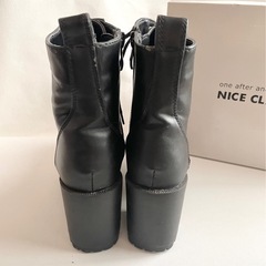 ショートブーツ レースアップ　ナイスクラップ の画像