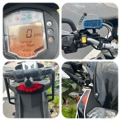 KTM125デューク　ドラレコ、冷却ファン、取説付きの画像