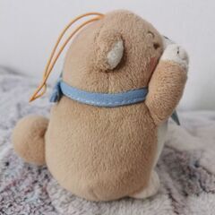 もちしば ぬいぐるみ マスコット (青エプロン) - 美品！の画像