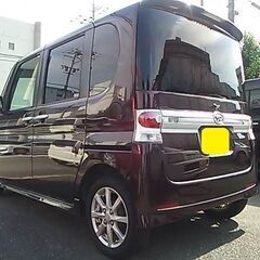 ☆車検２年付☆H23 タントカスタム　138200キロ　スマートキー　ＣＤデッキ スライドドア　電動格納ウィンカーミラー　１４インチアルミの画像