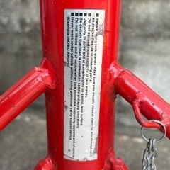 リジッドラック　6トン　2基　別形状ゴム受け1セット付き　ウマ　ジャッキスタンドの画像