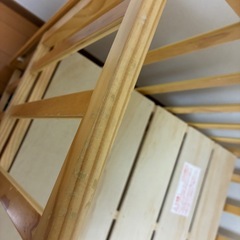 ベビーベッド（大和屋 フラルWオープンすのこ）の画像